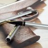 Vintage sheaffer targa 1001XG fountain pen ballpoint pen set 14K gold broad nib - Image 3