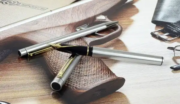 buy vintage sheaffer targa pen set fountain and ballpoint pens 14K