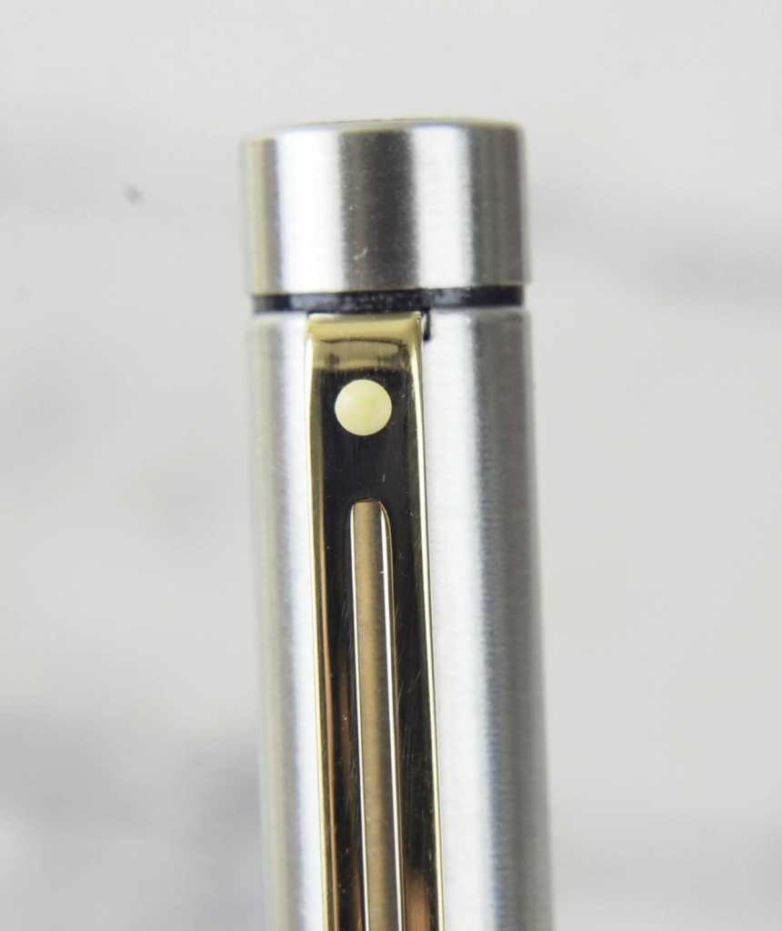 Sheaffer Targa Gold Medici Line Ballpoint Pen - Vintage USA Made With Gold Trim
