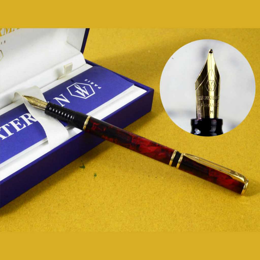 Buy Waterman laureat fountain pen with golden nib online in India