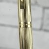 Vintage sheaffer targa fountain pen 1005 with gold plated  body and 14K gold B nib - Image 11