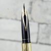 Vintage sheaffer targa fountain pen 1005 with gold plated  body and 14K gold B nib - Image 16