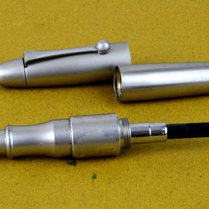 vintage-Porsche-Designer-jumbo-fountain-pen-iridium-Steel-dualtone-nib-Italy