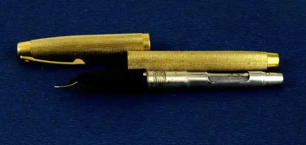 Vintage sheaffer imeprial 827 fountain pen 12K gold filled  and 14K gold M nib - Image 9