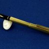Vintage sheaffer targa fountain pen 1007 23K gold plated  body and 14K gold F nib - Image 5