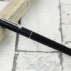 Vintage sheaffer targa fountain pen 1002 black lacquer barrel M Nib - Image 11