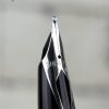 Vintage sheaffer targa fountain pen 1000 mirror chrome  fluted barrel broad Nib - Image 5