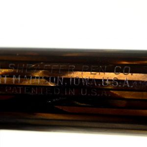 sheaffer-balance-500-lever-fill-fountain-pen-kanwrite-full-flex-dual-tone-nib-USA-1930-vintage