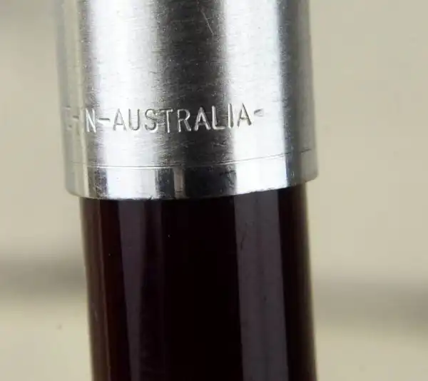 Sheaffer Vintage imperial 440 burgundy barrel fountain pen - inlaid M nib - Image 5