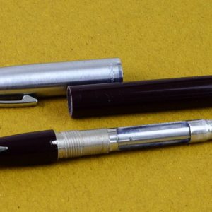 sheaffer-imperial-440-fountain-pen-inlaid-steel-Medium-nib-australia-made
