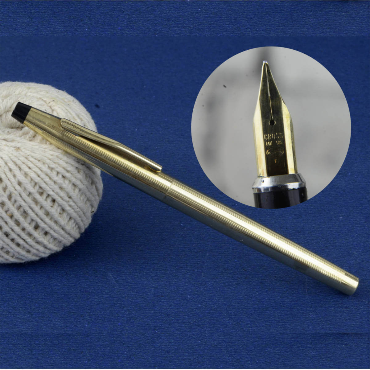 Details about   NEW CROSS RARE 4506 10K GOLD FILLED/ROLLED FOUNTAIN PEN F 14K GOLD NIB+CONVERTER 