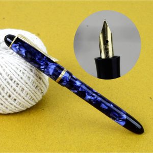 german button filler fountain pen