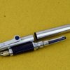 vintage sailor metal fountain pen with F-4 golden nib EF writing - Image 6