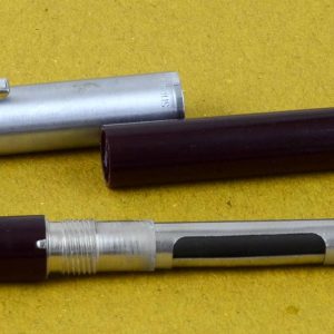 vintage-sheaffer-imperial-440-burgundy-barrel-fine-inlaid-steel-nib-australia-made