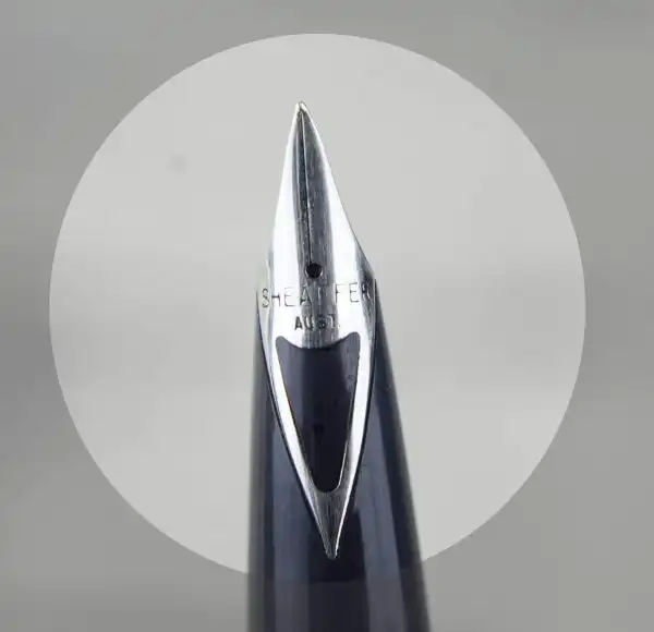 Sheaffer Vintage imperial 440 grey barrel fountain pen - inlaid F nib - Image 3
