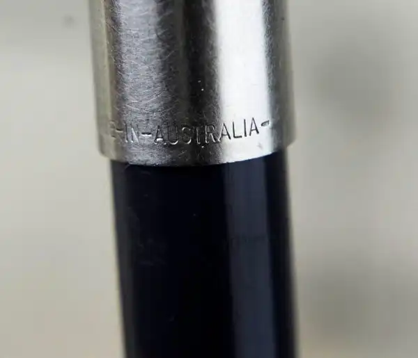 Sheaffer Vintage imperial 440 grey barrel fountain pen - inlaid F nib - Image 5