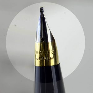 vintage-sheaffer-imperial-touchdown-III-dualtone-conical-calligraphy-nib-1960