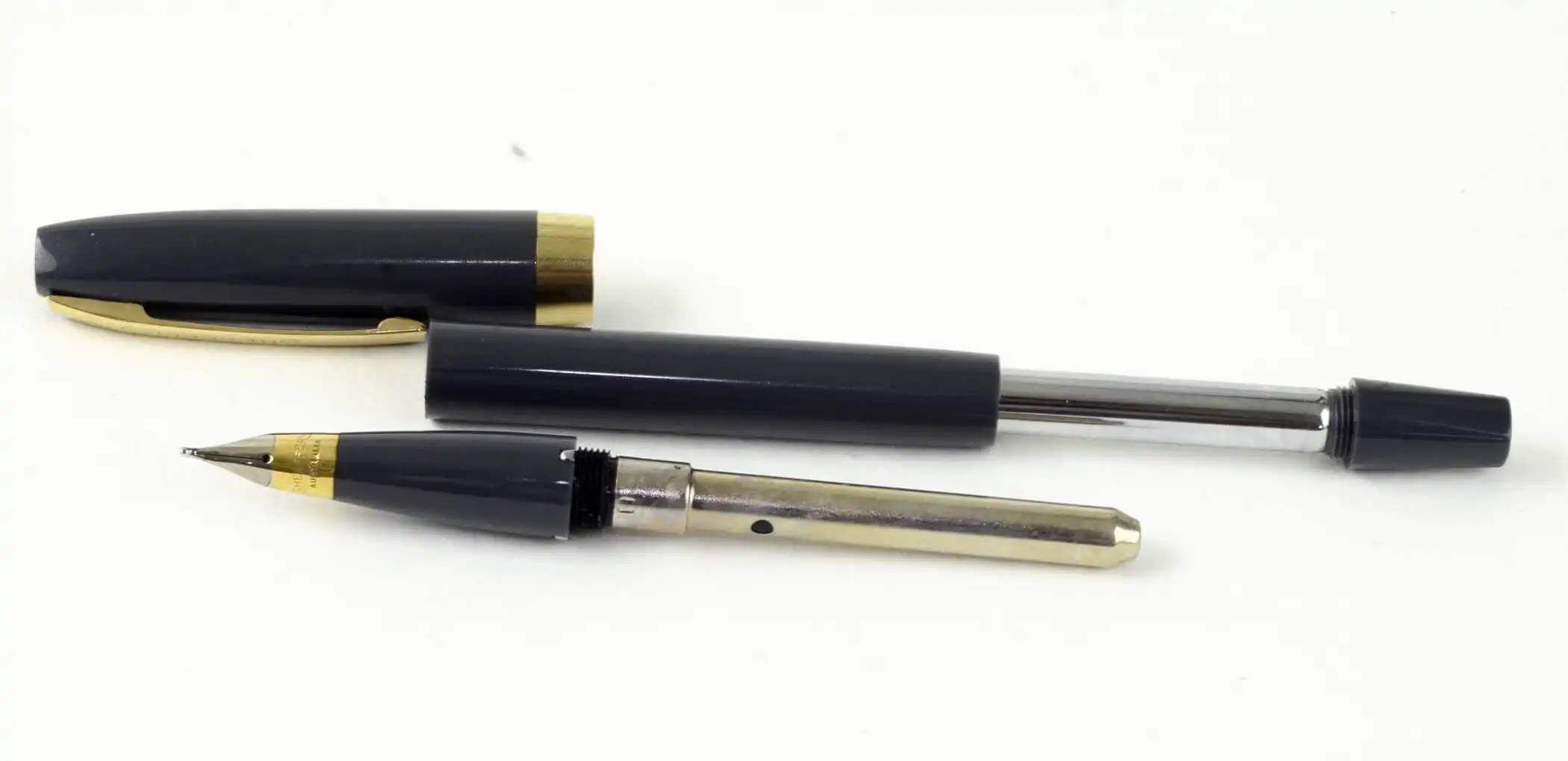 Vintage Sheaffer Imperial touchdown III fountain pen with triumph calligraphy nib - 1960 - Image 5
