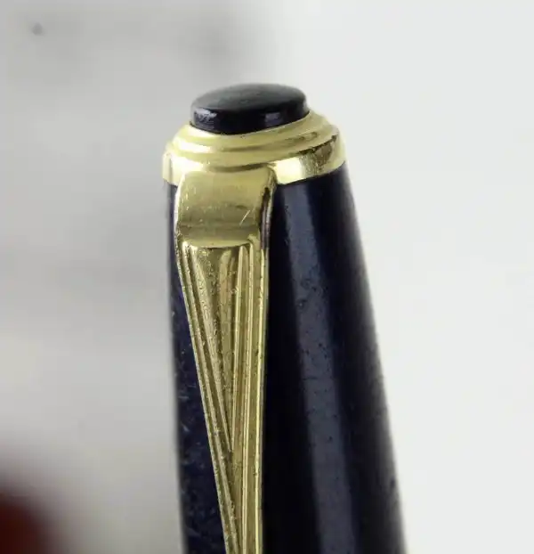 vintage wyvern 404 lever filler fountain pen 14CT  gold flex nib - Image 6