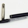 Vintage golden platignum lever filler fountain pen steel F nib - Image 3