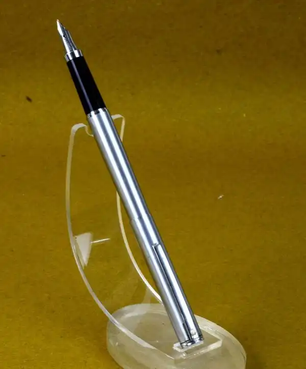 Vintage sheaffer TRZ fountain pen 40 with chrome barrel and  F nib - Image 4