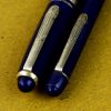German piston filler fountain pen and mechanical pencil set NOS - gold plated F nib - Image 9