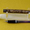 vintage golden platignum lever filler fountain pen marbled barrel with M Nib - Image 3