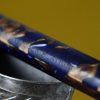 Golden platignum lever filler pocket fountain pen marbled barrel with EF Nib - Image 3
