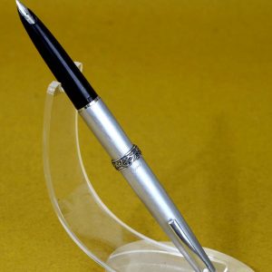 vintage-lady-sheaffer-620-fountain-pen-steel-Fine-nib-chrome-barrel