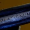 Vintage platignum lever filler pocket fountain pen marbled barrel with F Nib - Image 8