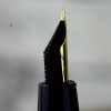 Vintate platignum lever filler gold tone fountain pen with 14CT M nib - Image 8