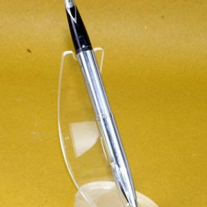 vintage-sheaffer-imperial-506-fountain-pen-bright-chrome-barrel-Medium-inlaid-nib