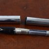 Sheaffer Vintage imperial 506 striped bright chrome fountain pen - M inlaid nib - Image 3
