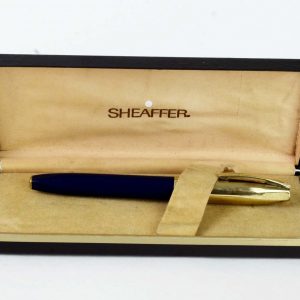 vintage-sheaffer-snorkel-PFM-V-fountain-pen-14CT-Medium-gold-nib-with-original-box
