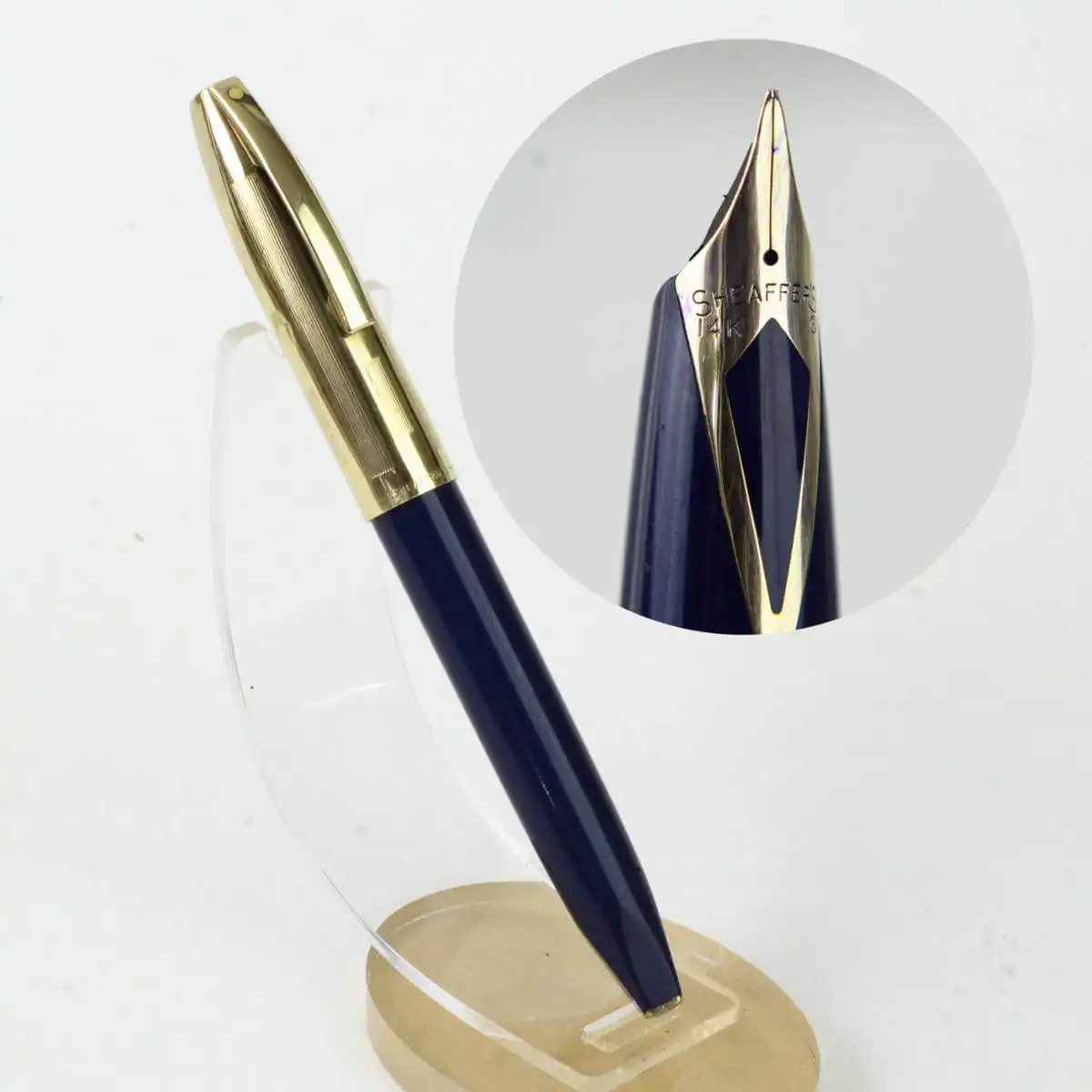 Buy vintage sheaffer PFM V snorkel ountain pen 18K gold M nib online