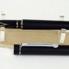 Vintage sheaffer targa fountain pen 1002 black lacquer barrel F Nib - Image 6