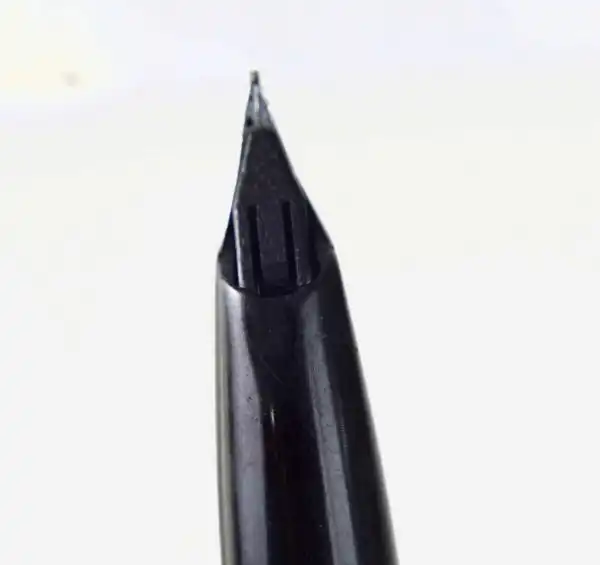 Vintage sheaffer targa fountain pen 1002 black lacquer barrel F Nib - Image 3