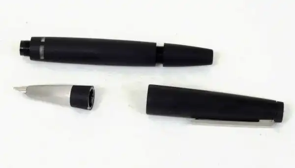 Lamy 2000 piston filler fountain pen - 14CT gold BB nib platinum coated - Image 3