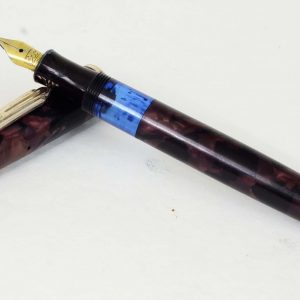 vintage-ERO-german-piston-filler-fountain-pen-GoldPlated-Medium-nib