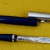 Vintage parker 21 fountain pen Blue barrel with F hooded nib - Image 5