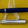 Vintage parker 21 fountain pen Blue barrel with F hooded nib - Image 4