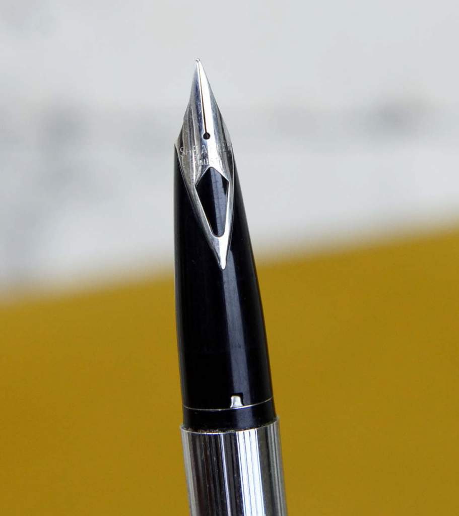 sheaffer imperial 506 fountain pen with inlaid steel M nib