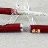 Pilot Vintage  55 NOS fountain pen burgundy -  Pilot steel M nib - Image 4