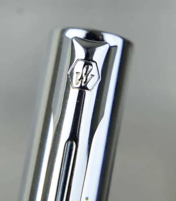 Waterman graduate chrome barrel fountain pen with Steel M nib  - Brand new unused - Image 9