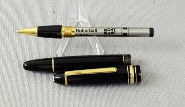Vintage Montblanc Meisterstück LeGrand PIX rollerball pen Gold trim - Image 3
