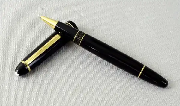 Vintage Montblanc Meisterstück LeGrand PIX rollerball pen Gold trim - Image 4