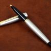Vintage  parker 45 flighter fountain pen 14Karat solid gold F nib -USA made - Image 8