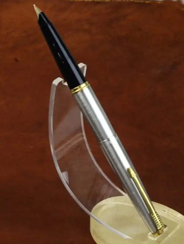 Vintage  parker 45 flighter fountain pen 14Karat solid gold F nib -USA made - Image 6