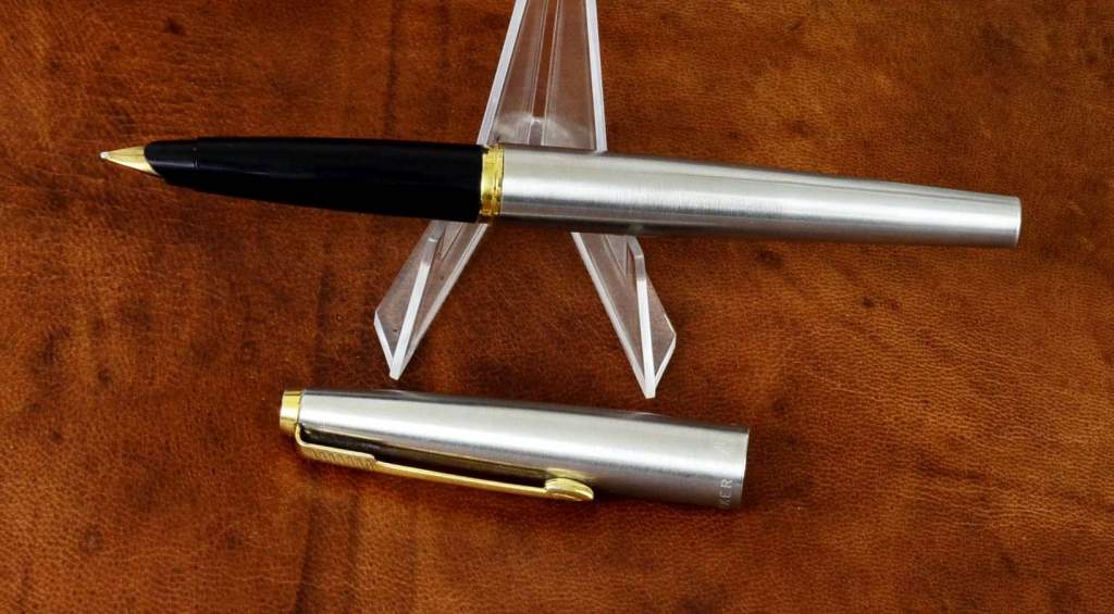 Vintage parker 45 flighter fountain pen 14Karat solid gold nib ...