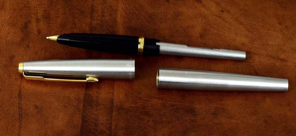 Vintage parker 45 flighter fountain pen 14Karat solid gold nib ...